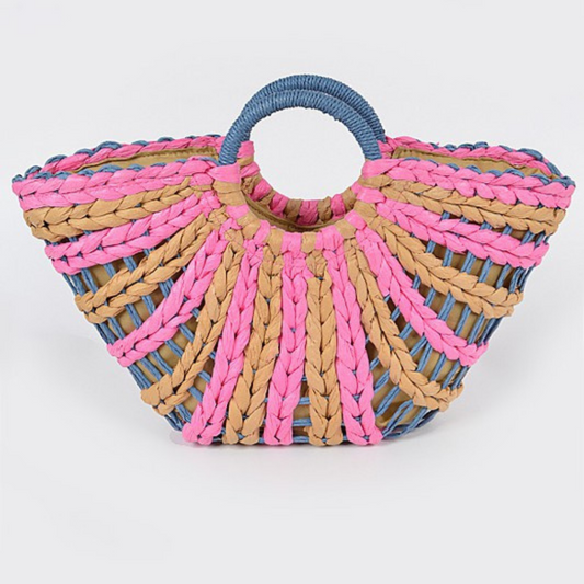 Swirl Straw Bag