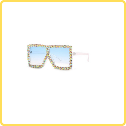 Oversized Fashion Rhinestone Sunglasses